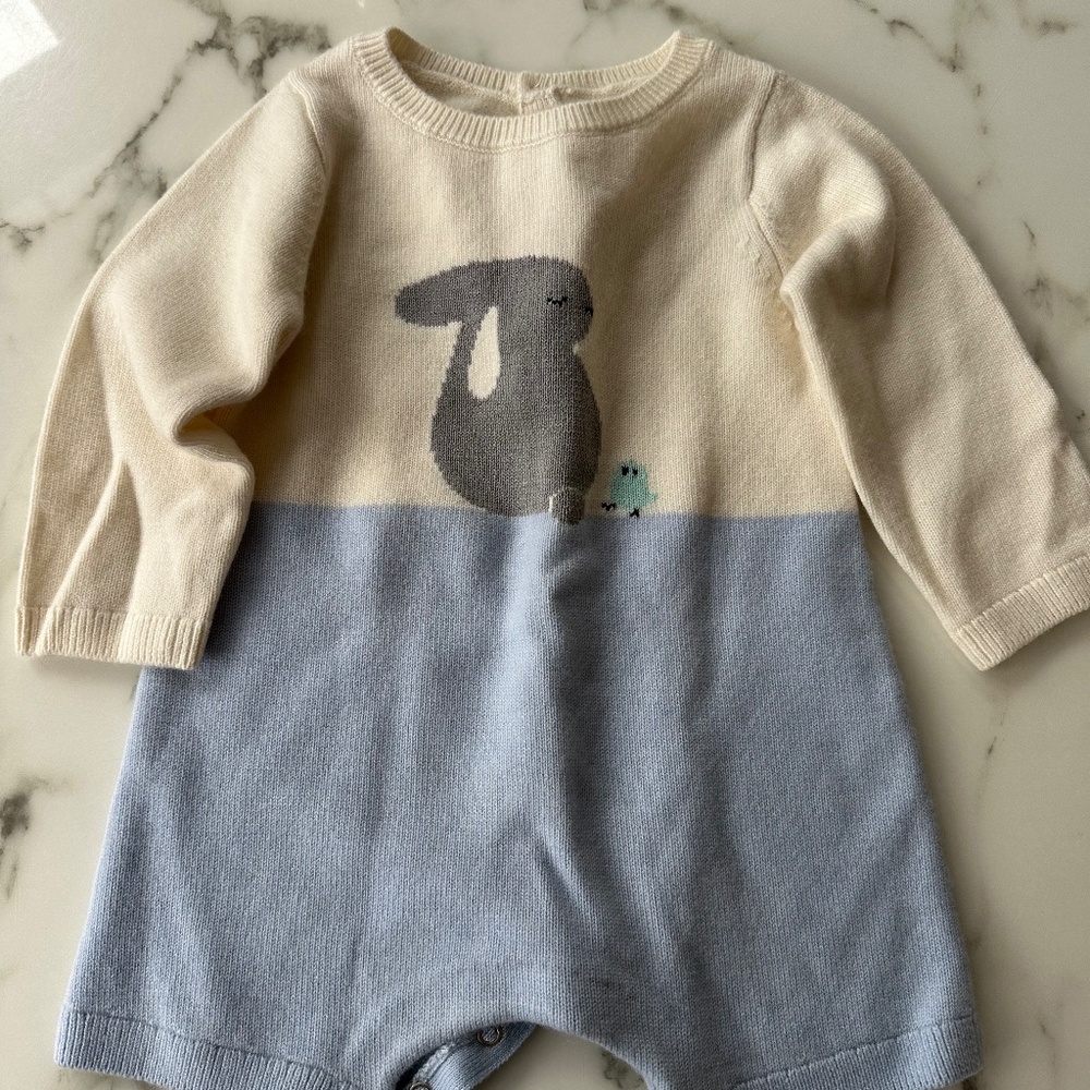 Jacadi cashmere and wool jumpsuit